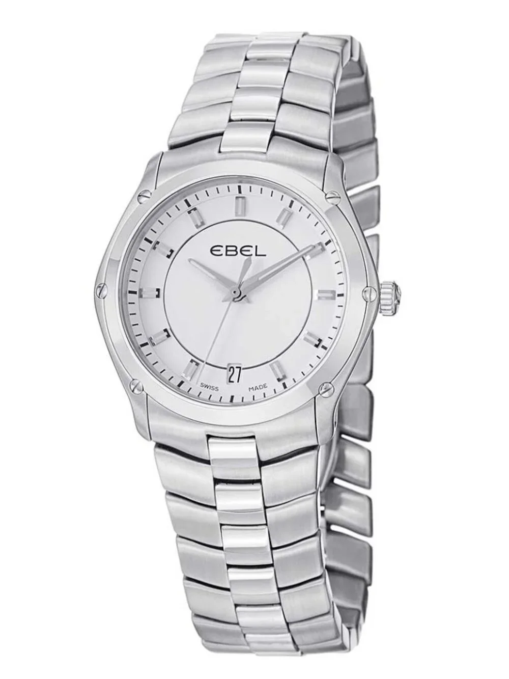 Ebel Sport 40mm Stainless Steel 40mm White Textured Dial Men's watch